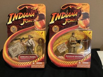 Indiana Jones & Russian Soldier Lot Of 2 MOC