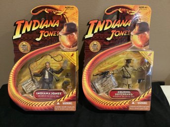 Indiana Jones & Colonel Dovchenko Lot Of 2 MOC