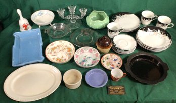 All From The Den - Includes A Stangl Potter Candy Dish - See Photos!