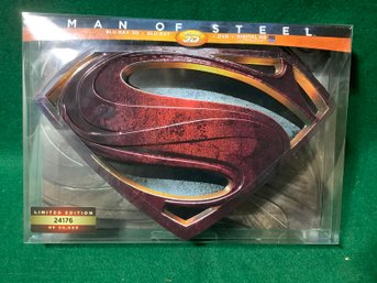 Superman Man Of Steel Limited Edition Tin Set. SHIPPING AVAILABLE.