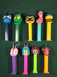 PEZ Rare Vintage Bugz - Made In Hungary & Slovenia - Lot Of 9 - SHIPPABLE - #X