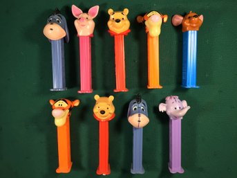 PEZ Winnie The Pooh - Lot Of 9 - SHIPPABLE - #V
