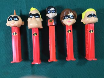 PEZ Incredibles - Lot Of 5 - SHIPPABLE - #U