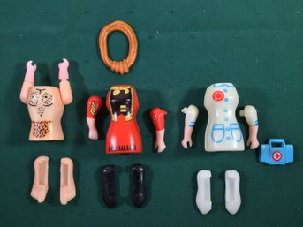 PEZ He-Man, Nurse, Cowgirl Body Parts - Lot Of 3 - SHIPPABLE - #N