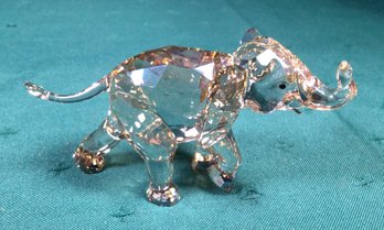 Swarovski SCS Crystal 'young Elephant' With Box, Etc. SHIPPABLE