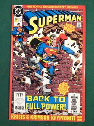 DC - Superman Back To Full Power - Historic Engagement Issue!