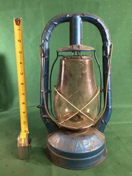 Antique Deitz Monarch Lantern - Height 14 In