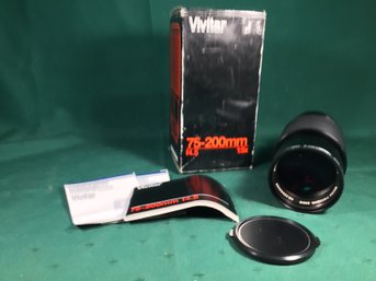 Vivitar 75-200mm 14.5 Macro 1:5x Camera Zoom Lens In Box - SHIPPABLE