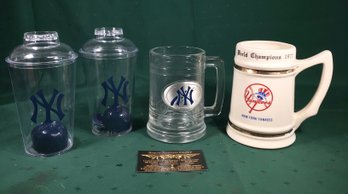 Yankees Drinking Lot - Lot Of 4