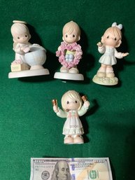 Lot Of 4 Precious Moments Figures. SHIPPING AVAILABLE.