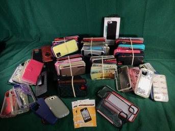 Approx. 110 Cell Phone Cases, Many Types And Sizes! See Photos! #A