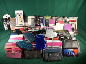 Approx. 135 Cell Phone Cases, Many Types And Sizes! See Photos! #E