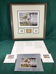 Canada's First Wildlife Habitat Conservation Stamp Print - Signed Robert Bateman, Numbered - 2,358/7,691