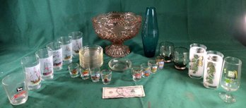 Lot Of Various Colored Glass - 30 Pcs!