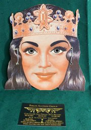 Vintage Princess Paper Face Mask