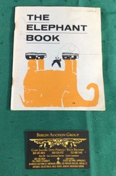 Vintage Book - The Elephant Book, 1963 By Price/stern/Sloan Inc.