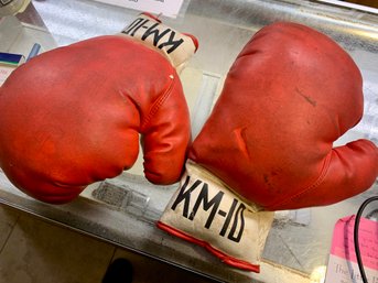 Pair Vintage Boxing Gloves, Shippable