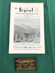 Vintage Magazine: The Summer Signal - Published By WBNC - 1050, Conway, N.H. Guide To Mount Washington Valley