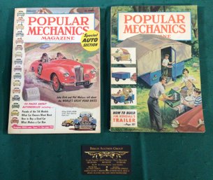 2 Vintage Popular Mechanics Magazines - February 1954 And May 1954
