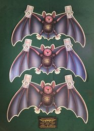 3 Coors Light Halloween Bat Advertising Signs, Shippable