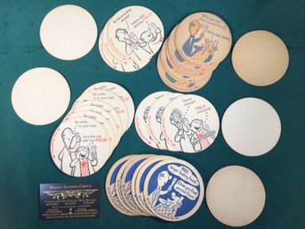 28 Varying Vintage Piels Drink Coasters, SHIPPABLE