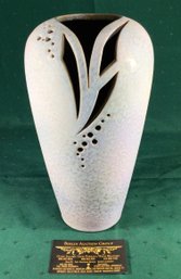 Limited Edition 152/900 Studio Pottery Vase By Elisa Made In Spain