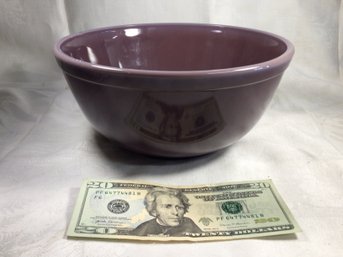 PURPLE! McKee Glass Mixing Bowl - 9 In Diameter, 4 In Height, SHIPPABLE!