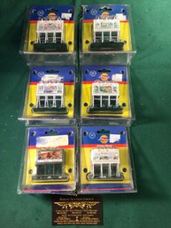 Lot Of 6 Athearn N-scale 50 States Billboards - Connecticut, 2 Pennsylvania, Maryland, Virginia, Deleware