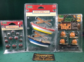 Lot Of 3 Lemax Collection - See Description For Details
