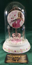 Barbie Anniversary Clock With Glass Dome