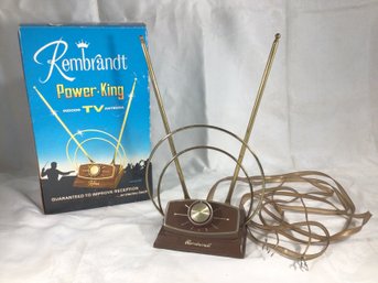 Vintage Rembrandt Power King Indoor TV Antenna