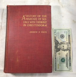 Antique Book - A History Of The Warfare Of Science With Theology In Christendom, By Andrew D. White 1898 - #7