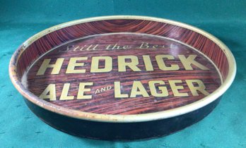 Hendrick Ale And Lager Beer Tray - 13 In Diameter, 2 In Deep