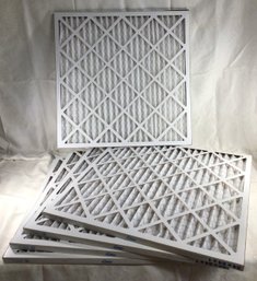 5 NEW SC MERV 8 Pleated Air Filters By Aerostar - 24 In X 24 In X 1 In - Lot Of 5