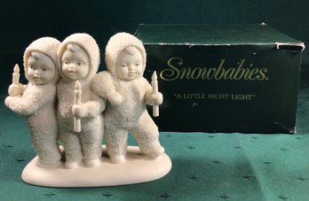 Snowbabies 'A Little Night Light' Dept. 56 - With Box. SHIPPING AVAILABLE.