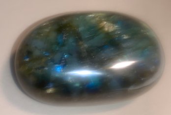 2.5 Inch Long, 137 Gram Polished Moonstone, Labradorite, Shipping Available