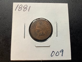 1881 Indian Head Cent #009