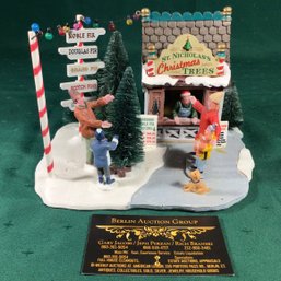 Lemax St. Nicholas's Christmas Tree Shop Village Scene