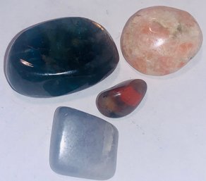 4 Polished Genstones, Moonstone, Etc. 73 Grams Total Weight, Shipping Available