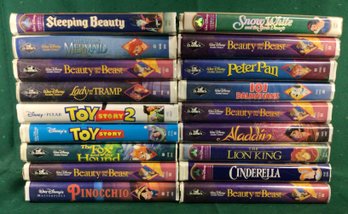 Lot Of 18 Classic Disney VHS Movies! SHIPPING Available