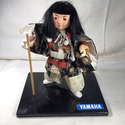 Vintage Japanese Doll On Base - 9 In Height - REF#19