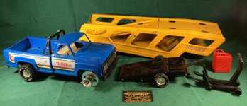 Tonka Truck, Nylint Car Carrier, Accessories - See Photos - 5 Pc Lot, See Description