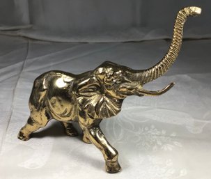 Bronze Trunk Up Elephant