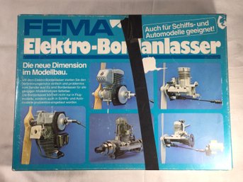 Vintage FEMA On Board Starter Kit In Box, Made In Germany