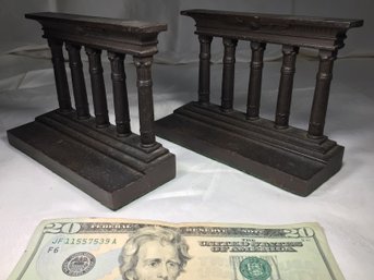 Antique Bronze Bradley & Hubbard Bookends