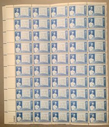 Full Sheet Of 50, 3c U.S. Stamps, Abraham Lincoln, SHIPPPABLE