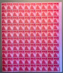 Full Sheet Of 100, 2c U.S. Stamps, Nations United For Victory, SHIPPPABLE