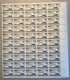 Full Sheet Of 50, 3c U.S. Stamps, Interfaith In Action, Immortal Chaplains, SHIPPPABLE