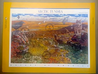 U.S. Stamp FDC Sheet - 37c Arctic Tundra, Nature Of America, Circa 2003, SHIPPABLE