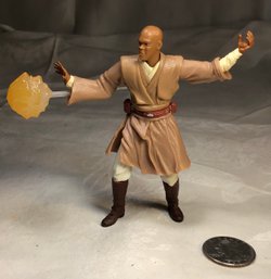 Star Wars Mace Windu Action Figure 2002 LFL Hasbro